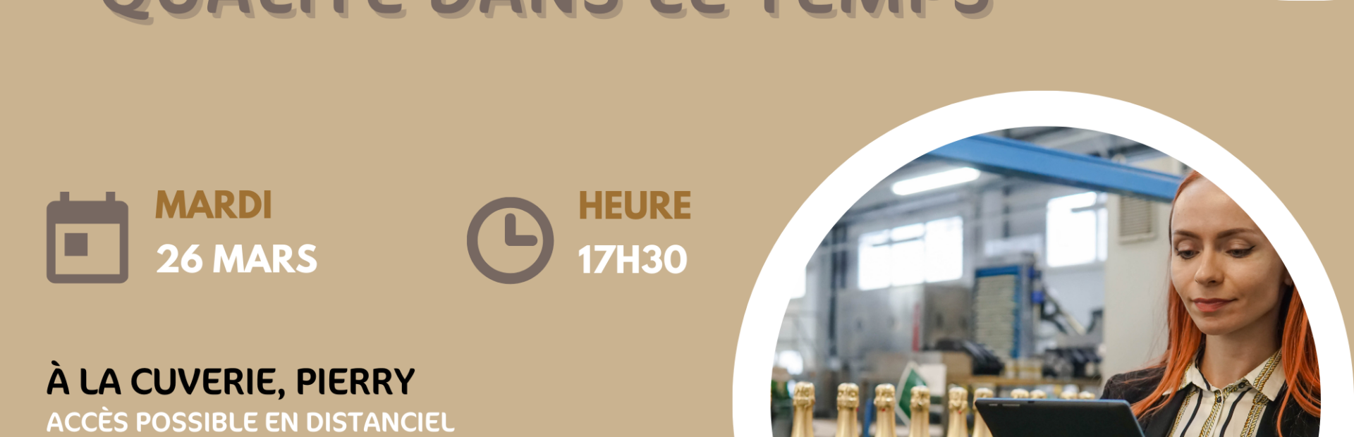 Inscrire une démarche qualité dans le temps : la qualité du champagne au menu du prochain afterwork