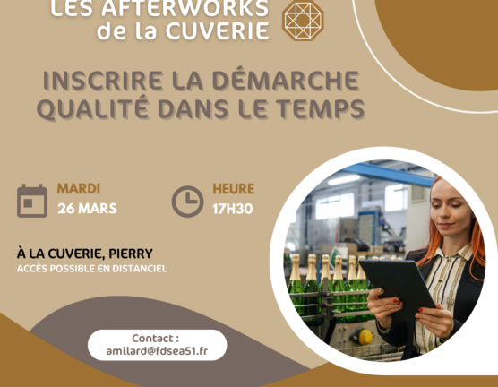 Inscrire une démarche qualité dans le temps : la qualité du champagne au menu du prochain afterwork